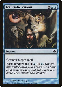 Traumatic Visions - Conflux (CON) #36 - Common Magic: The Gathering Trading Card