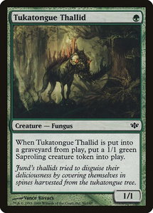 Tukatongue Thallid - Conflux (CON) #96 - Common Magic: The Gathering Trading Card