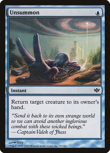 Unsummon - Conflux (CON) #37 - Common Magic: The Gathering Trading Card