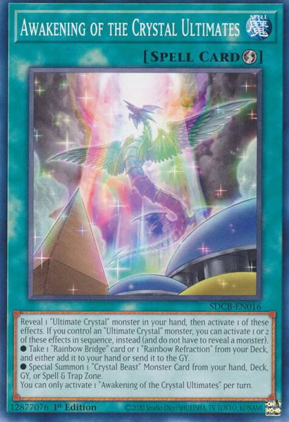 Awakening of the Crystal Ultimates trading card from Structure Deck: Legend of the Crystal Beasts Awakening of the Crystal Ultimates - Structure Deck: Legend of the Crystal Beasts YuGiOh trading card