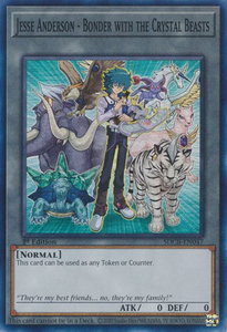 Jesse Anderson - Bonder with the Crystal Beasts - Structure Deck: Legend of the Crystal Beasts (SDCB) #SDCB-EN047 - Super Rare YuGiOh Trading Card