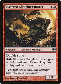 Viashino Slaughtermaster - Conflux (CON) #73 - Uncommon Magic: The Gathering Trading Card