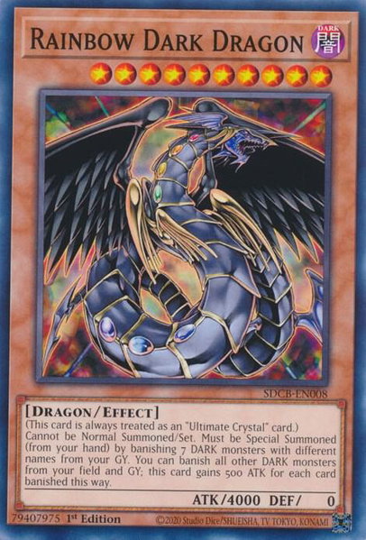 Rainbow Dark Dragon - Structure Deck: Legend of the Crystal Beasts YuGiOh trading card