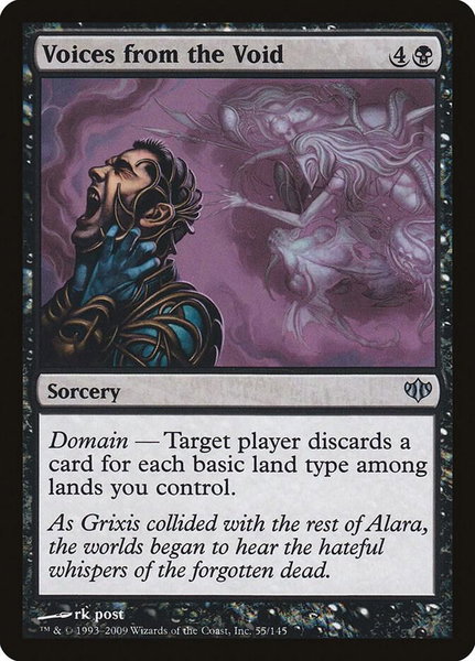Voices from the Void trading card from Conflux Voices from the Void - Conflux Magic: The Gathering trading card