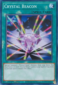 Crystal Beacon - Structure Deck: Legend of the Crystal Beasts (SDCB) #SDCB-EN020 - Common / Short Print YuGiOh Trading Card