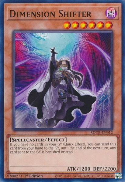 Dimension Shifter trading card from Structure Deck: Legend of the Crystal Beasts Dimension Shifter - Structure Deck: Legend of the Crystal Beasts YuGiOh trading card