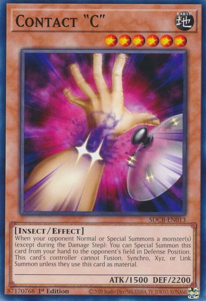 Contact "C" - Structure Deck: Legend of the Crystal Beasts YuGiOh trading card