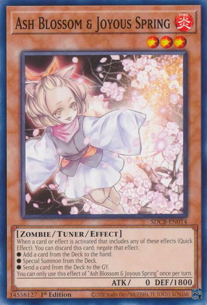 Ash Blossom & Joyous Spring - Structure Deck: Legend of the Crystal Beasts YuGiOh trading card