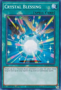 Crystal Blessing - Structure Deck: Legend of the Crystal Beasts (SDCB) #SDCB-EN021 - Common / Short Print YuGiOh Trading Card