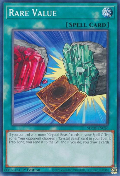 Rare Value trading card from Structure Deck: Legend of the Crystal Beasts Rare Value - Structure Deck: Legend of the Crystal Beasts YuGiOh trading card
