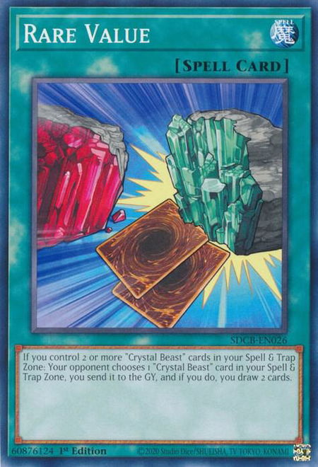 Rare Value - Structure Deck: Legend of the Crystal Beasts YuGiOh trading card