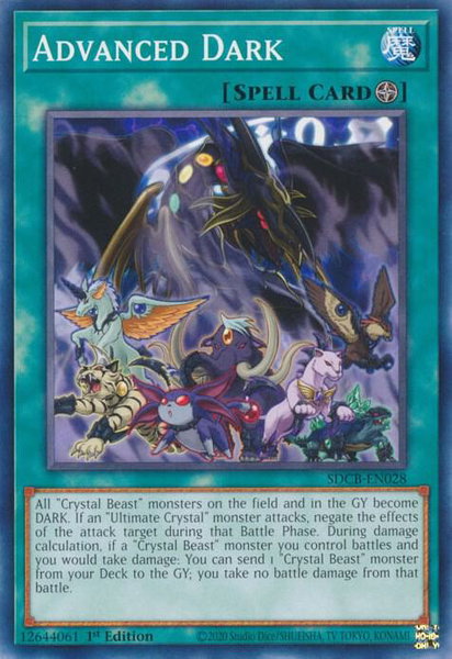 Advanced Dark trading card from Structure Deck: Legend of the Crystal Beasts Advanced Dark - Structure Deck: Legend of the Crystal Beasts YuGiOh trading card