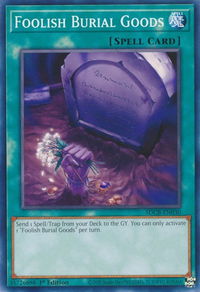 Foolish Burial Goods - Structure Deck: Legend of the Crystal Beasts (SDCB) #SDCB-EN030 - Common / Short Print YuGiOh Trading Card