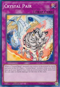 Crystal Pair - Structure Deck: Legend of the Crystal Beasts (SDCB) #SDCB-EN035 - Common / Short Print YuGiOh Trading Card