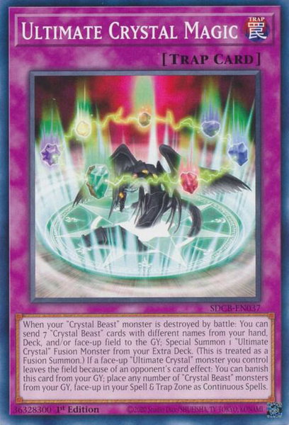 Ultimate Crystal Magic - Structure Deck: Legend of the Crystal Beasts YuGiOh trading card