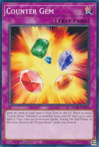 Counter Gem - Structure Deck: Legend of the Crystal Beasts (SDCB) #SDCB-EN038 - Common / Short Print YuGiOh Trading Card