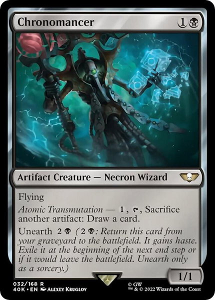 Chronomancer - Universes Beyond: Warhammer 40,000 Magic: The Gathering trading card