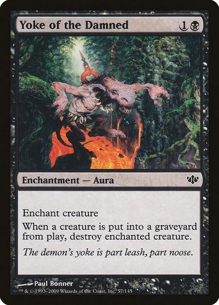 Yoke of the Damned - Conflux Magic: The Gathering trading card