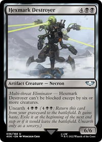 Hexmark Destroyer (Surge Foil) - Universes Beyond: Warhammer 40,000 (40K) #36★ - Uncommon Magic: The Gathering Trading Card