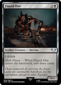 Flayed One (Surge Foil) - Universes Beyond: Warhammer 40,000 (40K) #34★ - Uncommon Magic: The Gathering Trading Card