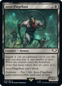 Arco-Flagellant - Universes Beyond: Warhammer 40,000 (40K) #29 - Rare Magic: The Gathering Trading Card