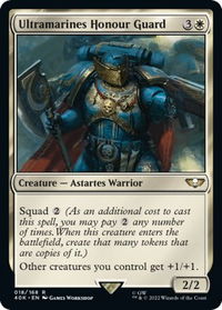 Ultramarines Honour Guard (Surge Foil) - Universes Beyond: Warhammer 40,000 (40K) #18★ - Rare Magic: The Gathering Trading Card