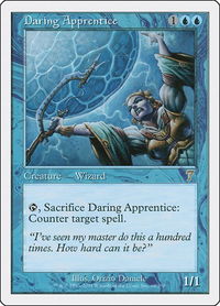 Daring Apprentice - 7th Edition (7ED) #68 - Rare Magic: The Gathering Trading Card