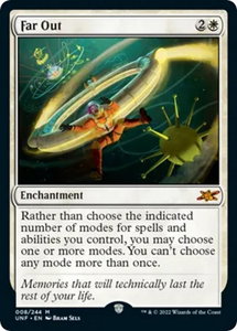 Far Out - Unfinity (UNF) #8 - Mythic Rare Magic: The Gathering Trading Card