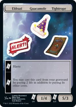 Eldrazi Guacamole Tightrope - Unfinity Magic: The Gathering trading card