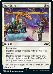 Bar Entry - Unfinity (UNF) #4 - Common Magic: The Gathering Trading Card