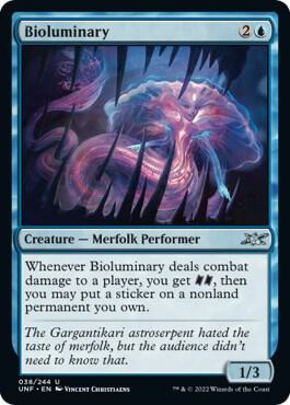 Bioluminary - Unfinity Magic: The Gathering trading card