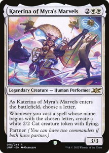 Katerina of Myra's Marvels - Unfinity (UNF) #16 - Rare Magic: The Gathering Trading Card