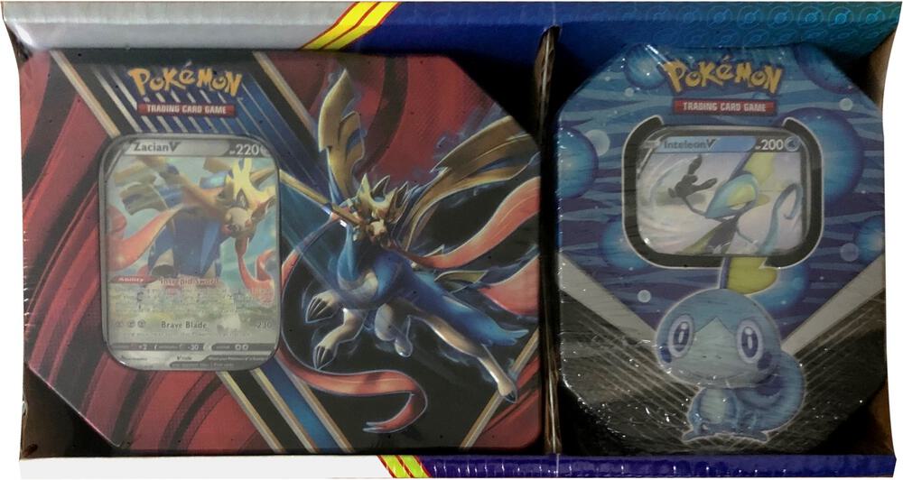 Legends of Galar Tin + Galar Partners Tin 2-pack [Zacian V/Inteleon V] (Retail Exclusive) - SWSH01: Sword & Shield Base Set Pokémon trading card