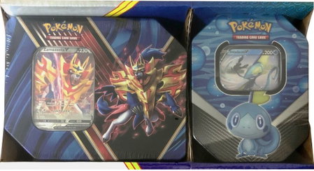 Legends of Galar Tin + Galar Partners Tin 2-pack [Zamazenta V/Inteleon V] (Retail Exclusive) - SWSH01: Sword & Shield Base Set Pokémon trading card