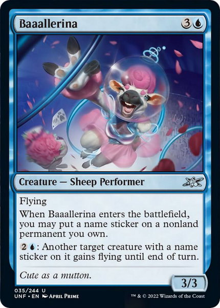 Baaallerina - Unfinity Magic: The Gathering trading card
