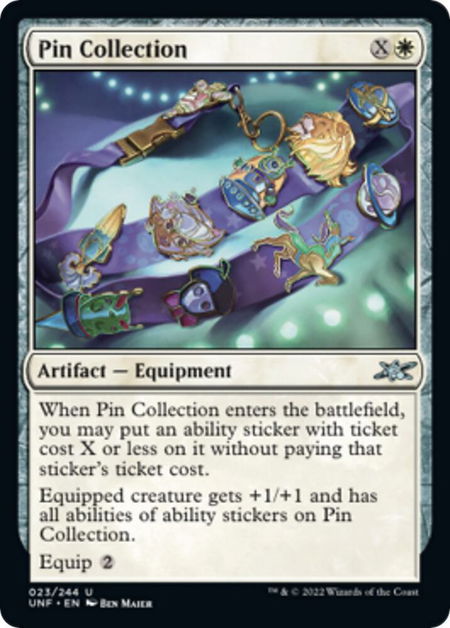 Pin Collection - Unfinity Magic: The Gathering trading card
