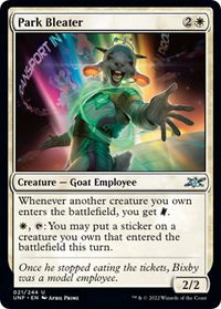 Park Bleater - Unfinity (UNF) #21 - Uncommon Magic: The Gathering Trading Card