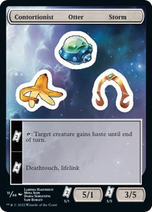 Contortionist Otter Storm - Unfinity (UNF) #15 - Token Magic: The Gathering Trading Card