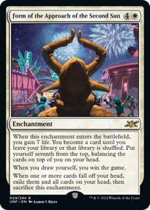 Form of the Approach of the Second Sun - Unfinity (UNF) #9 - Rare Magic: The Gathering Trading Card