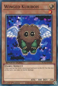 Winged Kuriboh - Speed Duel GX: Midterm Paradox (SGX2) #SGX2-ENA06 - Common / Short Print YuGiOh Trading Card