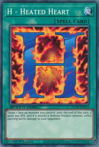 H - Heated Heart - Speed Duel GX: Midterm Paradox (SGX2) #SGX2-ENA13 - Common / Short Print YuGiOh Trading Card