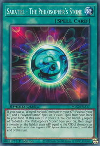 Sabatiel - The Philosopher's Stone - Speed Duel GX: Midterm Paradox (SGX2) #SGX2-ENA17 - Common / Short Print YuGiOh Trading Card