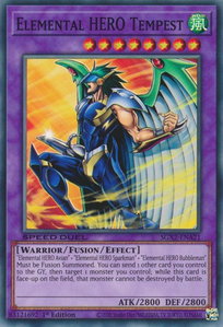 Elemental HERO Tempest - Speed Duel GX: Midterm Paradox (SGX2) #SGX2-ENA21 - Common / Short Print YuGiOh Trading Card