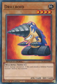 Drillroid - Speed Duel GX: Midterm Paradox (SGX2) #SGX2-ENB04 - Common / Short Print YuGiOh Trading Card