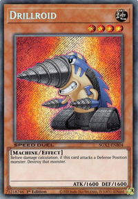 Drillroid (Secret Rare) - Speed Duel GX: Midterm Paradox (SGX2) #SGX2-ENB04 - Secret Rare YuGiOh Trading Card