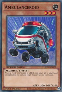 Ambulanceroid - Speed Duel GX: Midterm Paradox (SGX2) #SGX2-ENB08 - Common / Short Print YuGiOh Trading Card