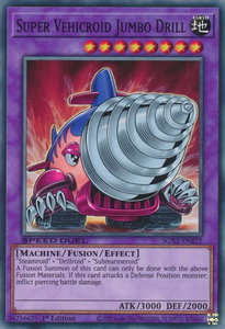 Super Vehicroid Jumbo Drill - Speed Duel GX: Midterm Paradox (SGX2) #SGX2-ENB22 - Common / Short Print YuGiOh Trading Card