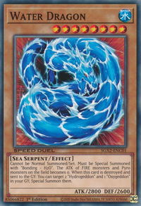 Water Dragon - Speed Duel GX: Midterm Paradox (SGX2) #SGX2-ENC01 - Common / Short Print YuGiOh Trading Card