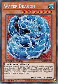 Water Dragon (Secret Rare) - Speed Duel GX: Midterm Paradox (SGX2) #SGX2-ENC01 - Secret Rare YuGiOh Trading Card