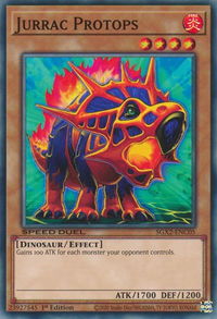 Jurrac Protops - Speed Duel GX: Midterm Paradox (SGX2) #SGX2-ENC05 - Common / Short Print YuGiOh Trading Card